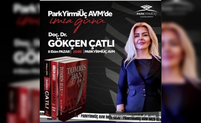 Yazar Gökçen Çatlı, Elazığ’da İmza Gününe Katılacak