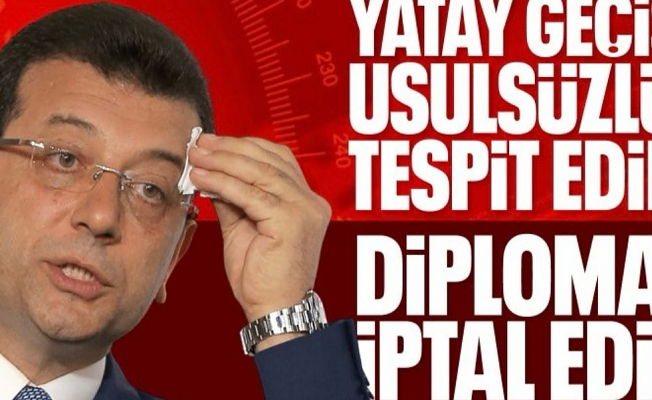 Ekrem İmamoğlu Kararı! Diploması İptal Edildi