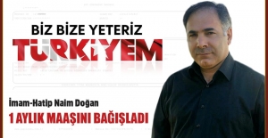 İmam-Hatip Maaşını Bağışladı