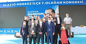 AK Parti Elazığ Merkez İlçe Kongresi Gerçekleştirildi
