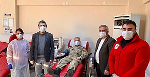 Koronavirüsü yenen Jandarma personeli, immün plazma bağışında bulundu