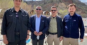 Erol Tunceli'de polis Noktaların da polisleri ziyaret etti.