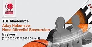 Basketbol aday hakem ve masa görevlisi kurs başvuruları başladı