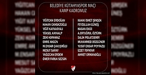 ELAZIĞSPOR, 19 FUTBOLCUYLA GİDİYOR