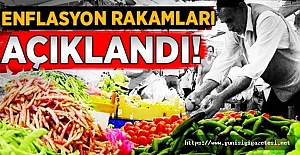 ENFLASYON RAKAMLARI AÇIKLANDI