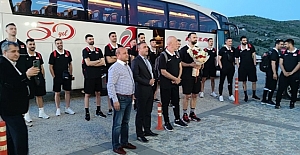 A MİLLİ ERKEK VOLEYBOL TAKIMI ELAZIĞ’A GELDİ