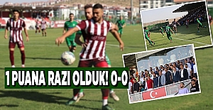 1 PUANA RAZI OLDUK! 0-0