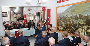 İL PROTOKOLÜ, GAZİLERLE BİR ARAYA GELDİ