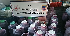 2 TON 600 LITRE KAÇAK ŞARAP ELE GEÇIRILDI