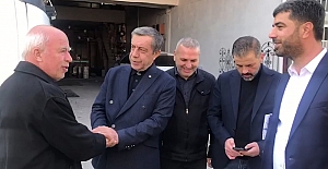 BAŞKAN ADAYI ŞEKERDAĞ, SANAYİ SİTESİ ESNAFLARIYLA BİR ARAYA GELDİ