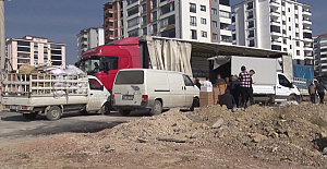 İZMİR’DE DÜZENLENECEK ELAZIĞ YÖRESEL ÜRÜNLER FUARI İÇİN TIRLAR YOLA ÇIKTI