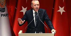 Erdoğan kürsüde tarih verdi.