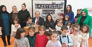 Minik Öğrenciler 10 Ocak Gazeteciler Günü’nü Kutladı