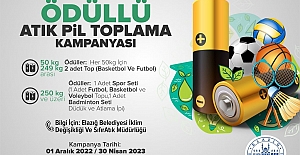 Ödüllü Atık Pil Toplama Kampanyası Düzenleniyor