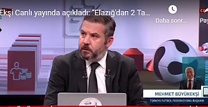 Ekşi Canlı yayında açıkladı: "Elazığ'dan 2 Takım başvurdu"