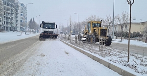 Elazığ'da Kar Mesaisi