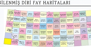 Yenilenmiş Diri Fay Haritalarını Yayımlandı