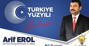 Arif Erol, AK Parti Elazığ Milletvekili Aday Adayı