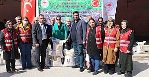 Elazığ'da çiftçilere tohum desteği