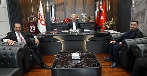 Prof.Dr.Bilal Çoban, Elazığ TSO Başkanı İdris Alan’ı ziyaret etti.
