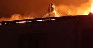 Elazığ'da Çatı Yangını!