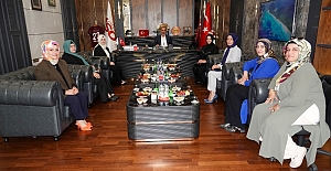 ELSAD Kadın Kolları Komisyonu, Başkan Alan’ı ziyaret etti