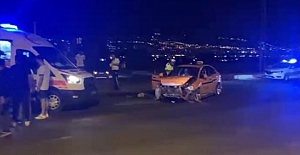 112 Kavşağında Trafik Kazası; 3 Yaralı