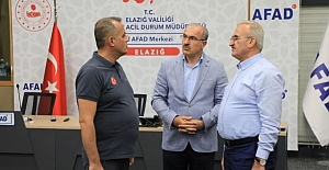 İçişleri Bakan Yardımcısı ve AFAD Başkanı Elazığ'da