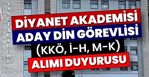 Diyanet’e Personel Alımı