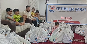 Elazığ Yetimler Vakfından Çocuklara Kırtasiye Yardımı