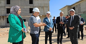 Vali Toraman, Zülfü Ağar Polis Meslek Eğitim Merkezi İnşaatını İnceledi