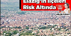 Elazığ’ın İlçeleri Risk Altında