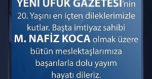 Fırat Gazetesi’nden, Tebrik!