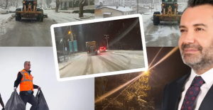 Elazığ Belediyesi Karla Mücadelede Takdir Topladı