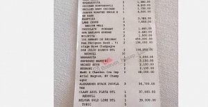1 Milyon TL’lik Yemek Hesabı Şaşkına Çevirdi