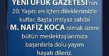 Fırat Gazetesi’nden, Tebrik!